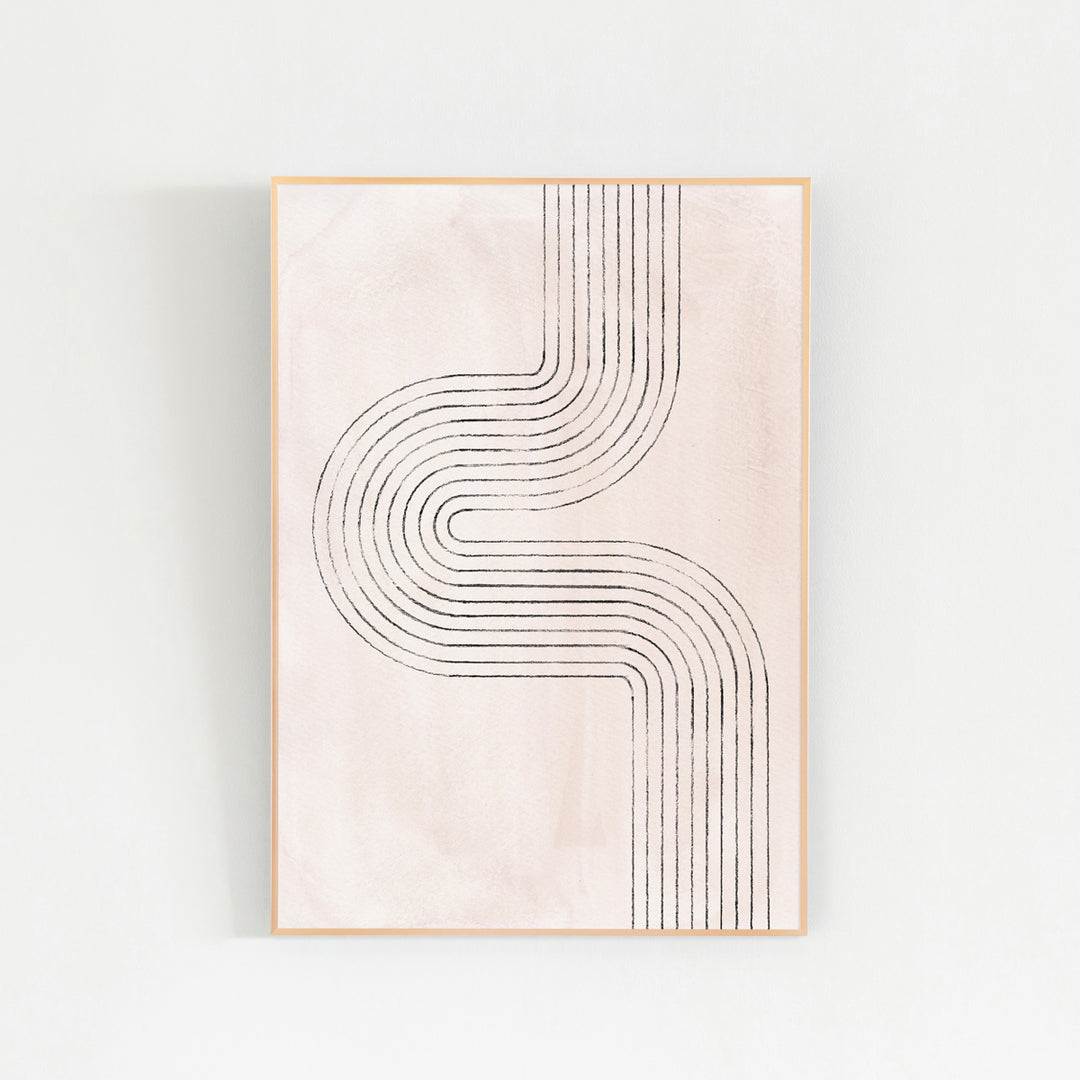 Geometric #5 アートポスター・アルミフレーム セット – KANADEMONO