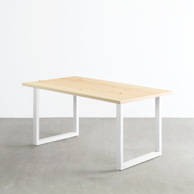 THE TABLE / 無垢 岐阜桧 × White Steel – KANADEMONO