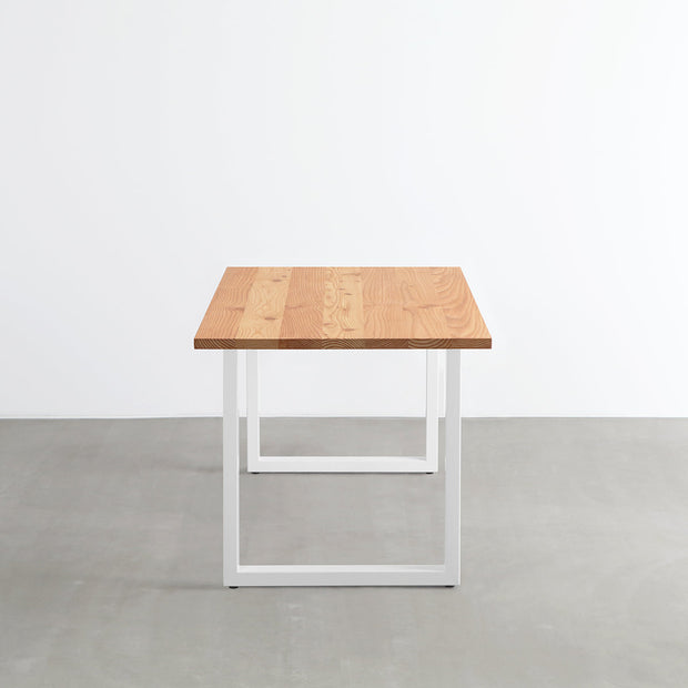 THE TABLE 無垢 飛騨唐松 × White Steel – KANADEMONO