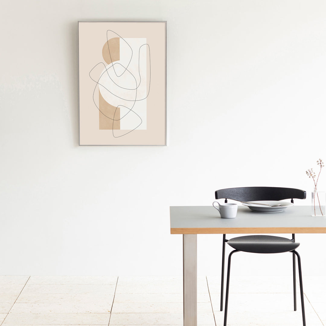 Line Art #1 アートポスター・アルミフレーム セット – KANADEMONO