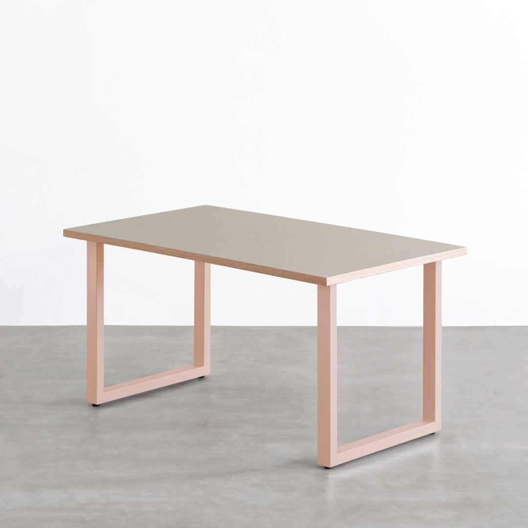 KANADEMONO テーブル リノリウム Pebble 160 x 80 cm