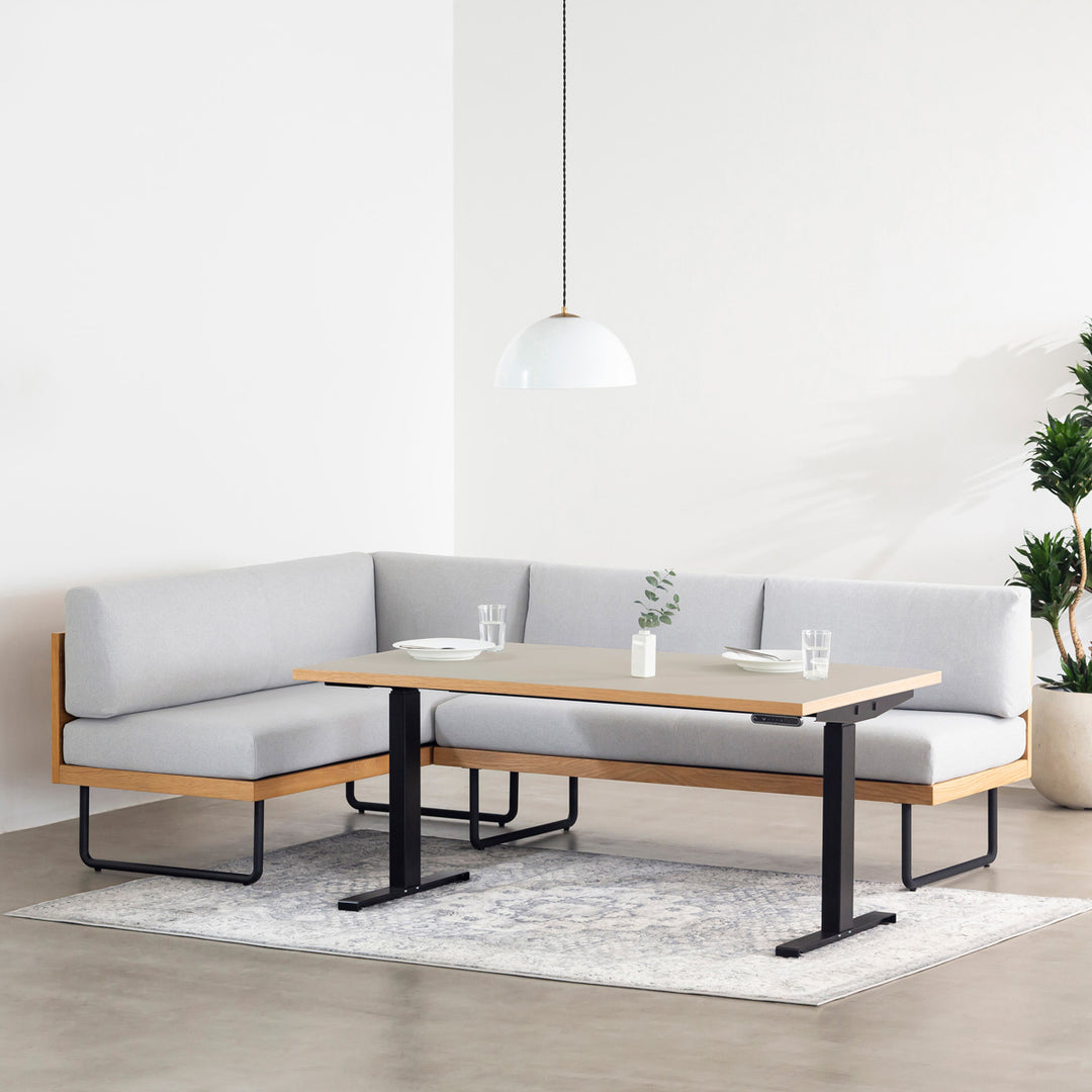 THE TABLE / リノリウム 全32色 × スマート電動昇降脚 – KANADEMONO