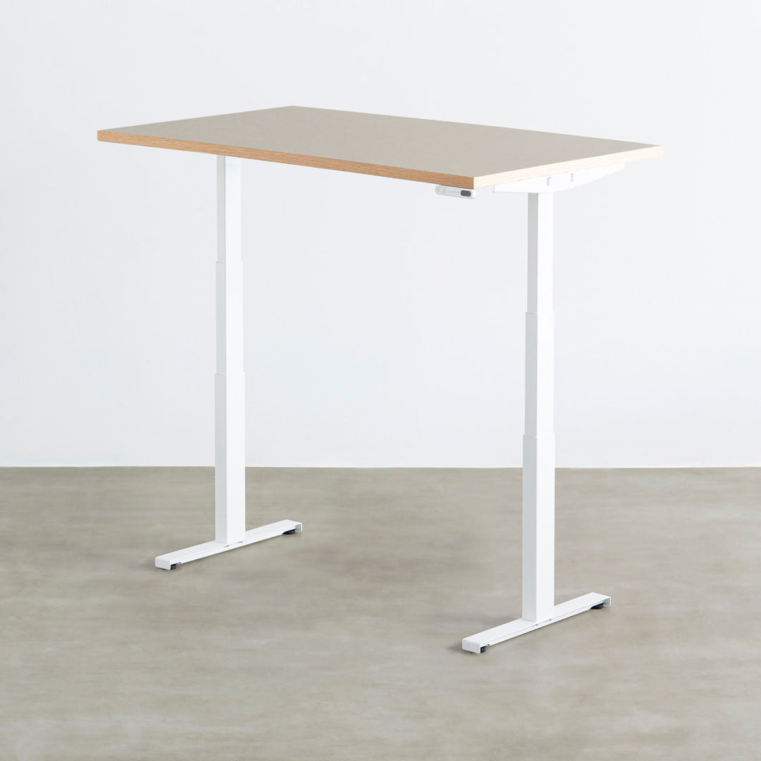 THE TABLE / リノリウム 全24色 × スマート電動昇降脚 – KANADEMONO
