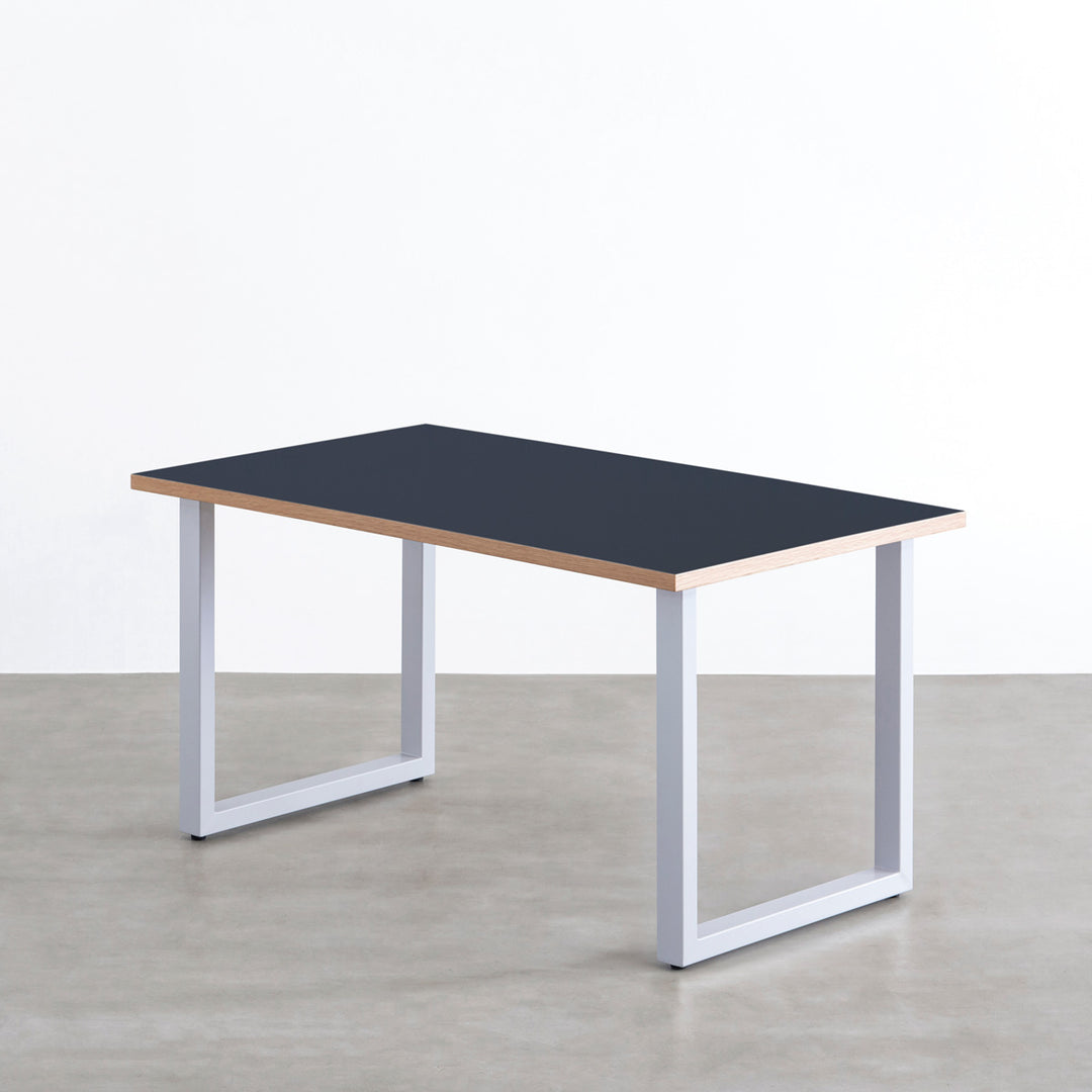 THE TABLE / リノリウム ブルー系 × Colored Steel 全8色 NATURE