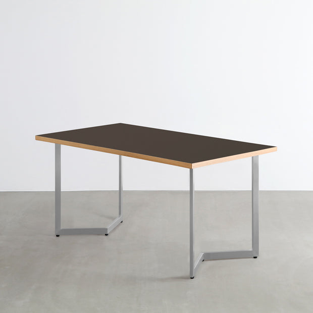 THE TABLE / リノリウム ブラック・ブラウン系 × Stainless – KANADEMONO