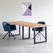 THE TABLE / 無垢 杉 × Black Steel × W181 - 250cm – KANADEMONO
