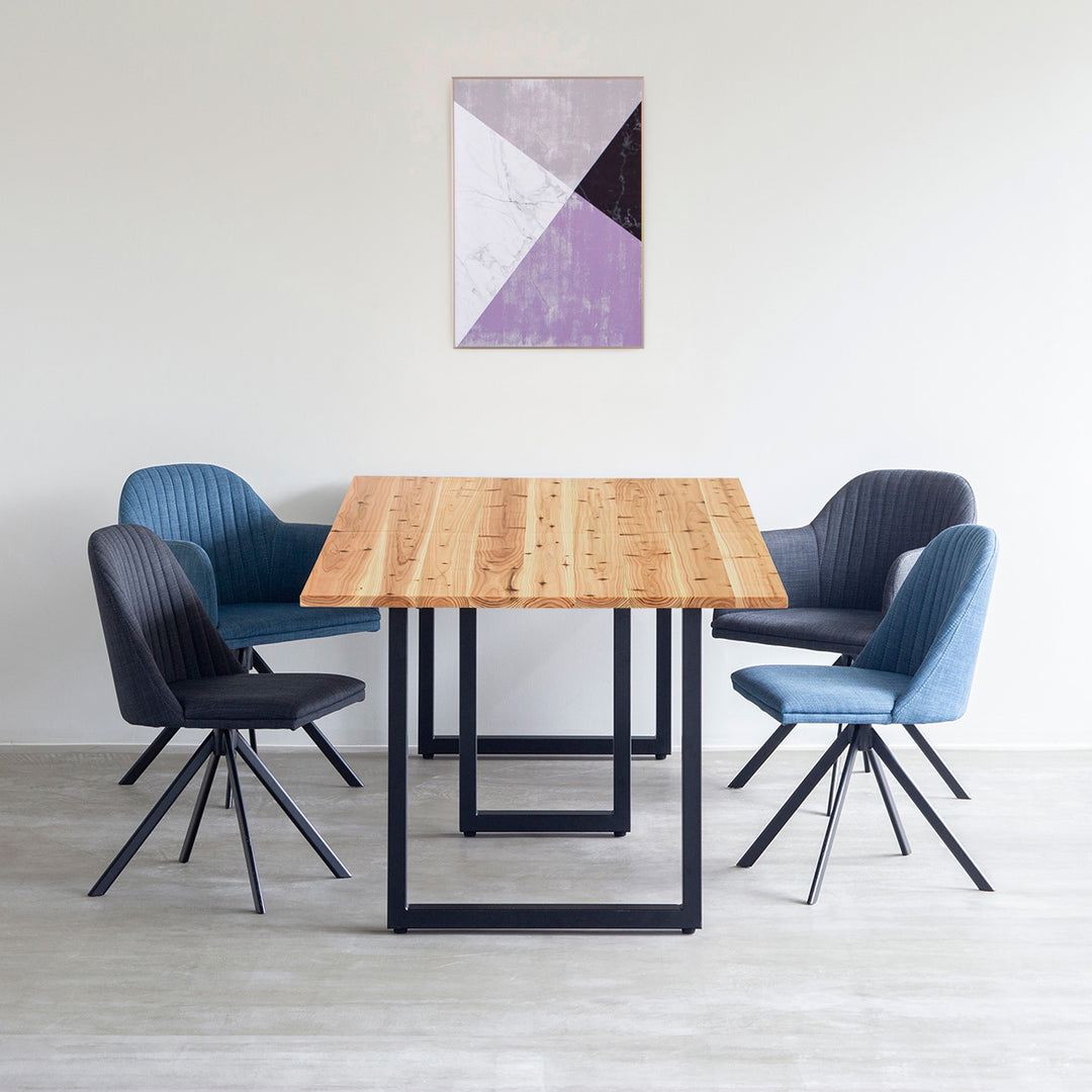 THE TABLE / 無垢 杉 × Black Steel × W181 - 250cm – KANADEMONO