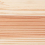 Kanademonoの長良杉のサンプル木材（150mm角）木目アップ