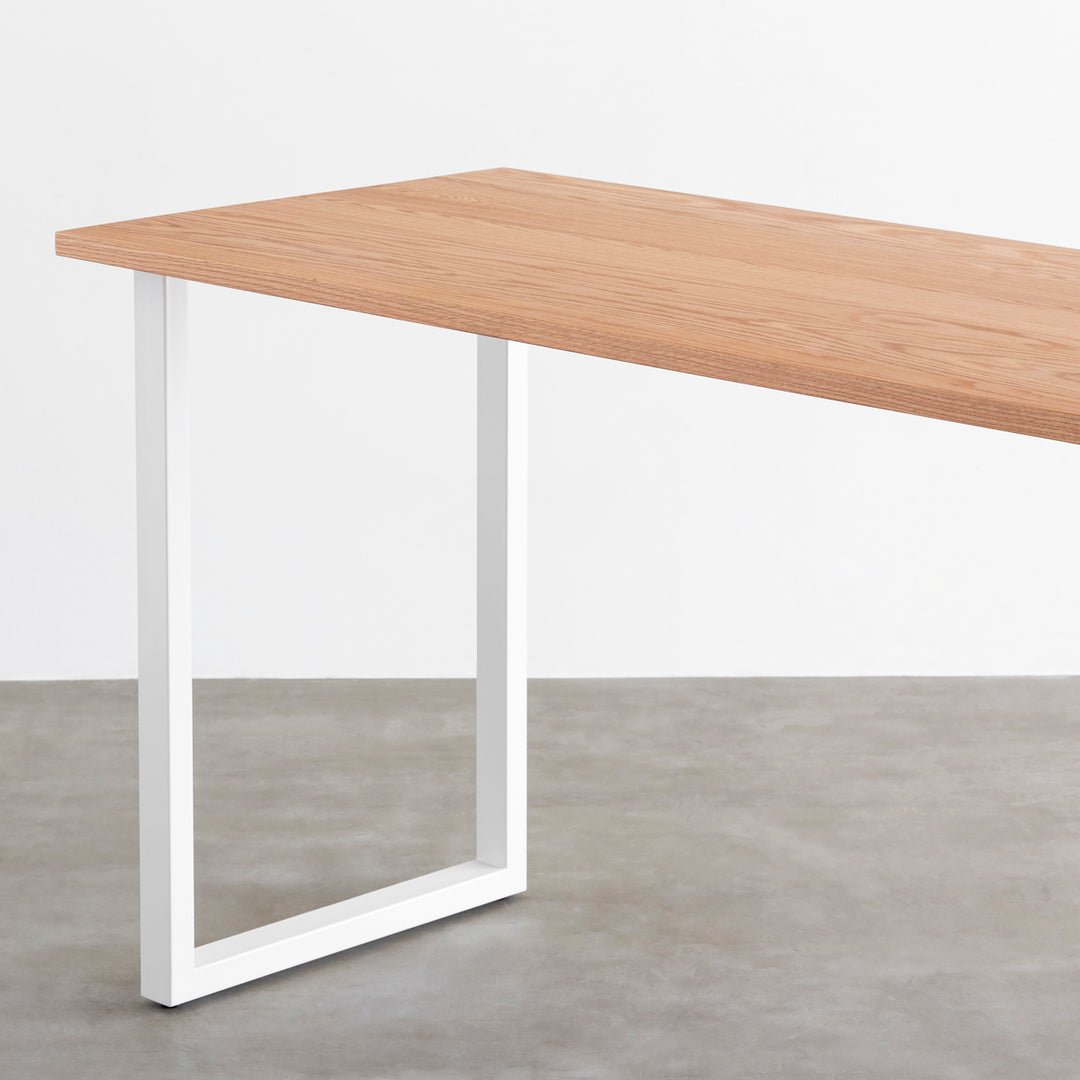 THE TABLE / スタンディングデスク × 無垢 レッドオーク × White