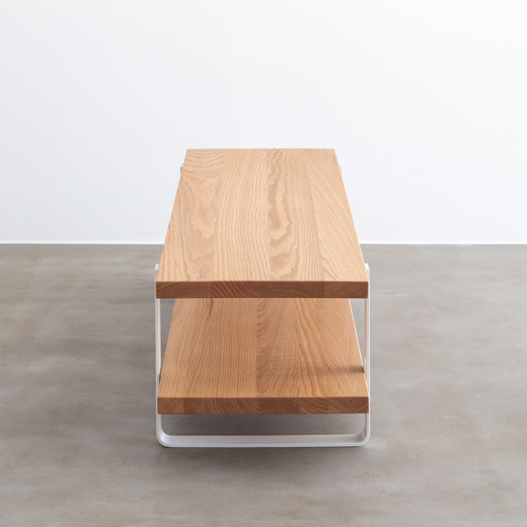 THE TV BOARD / LOW TABLE 無垢 レッドオーク × White Steel – KANADEMONO