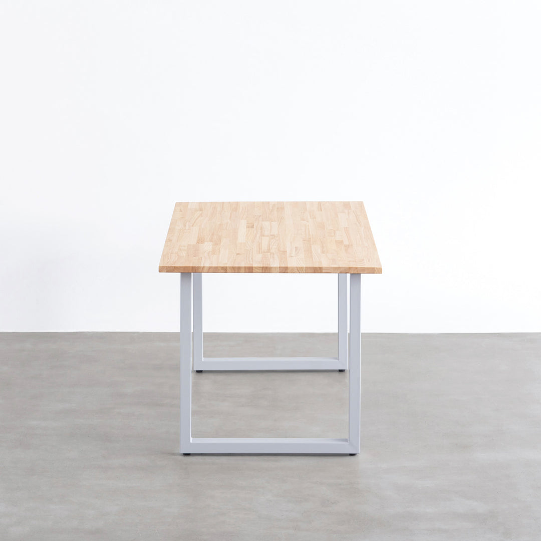 THE TABLE / ラバーウッド ナチュラル × Colored Steel 全8色 THE TABLE / ラバーウッド ナチュラル × Colored Steel 全8色