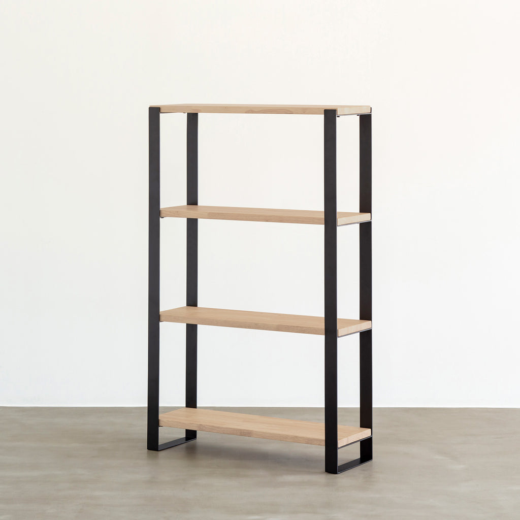 THE SHELF / ラバーウッド アッシュグレー × Black Steel THE SHELF / ラバーウッド アッシュグレー × Black Steel