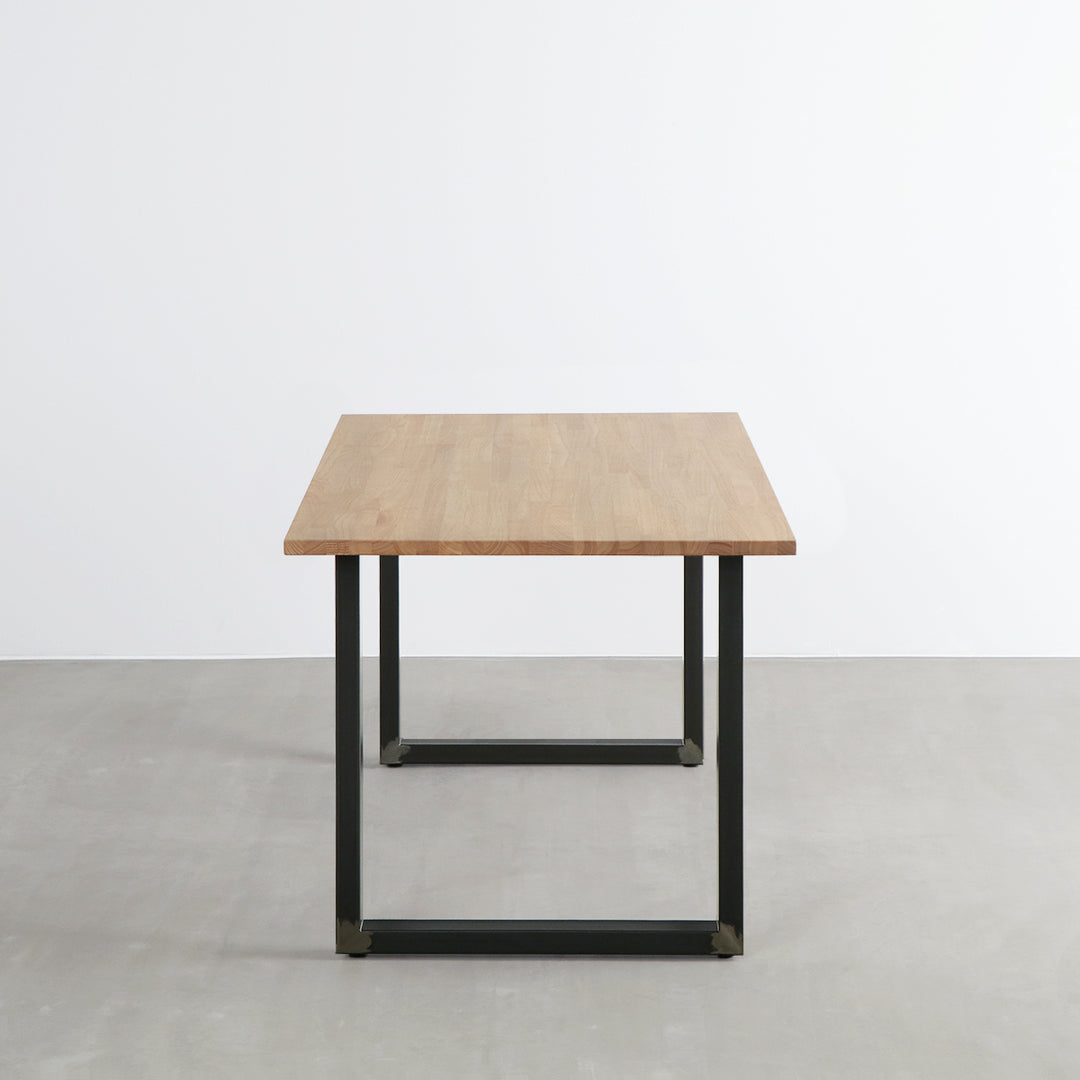 【THE TABLE 】ラバーウッドアッシュグレー ×Black Steel THE TABLE / ラバーウッド アッシュグレー × Black Steel