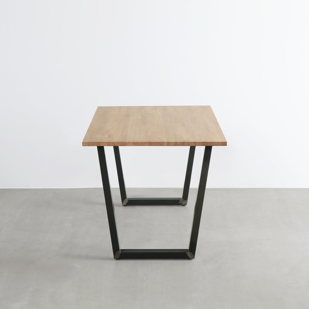 【THE TABLE 】ラバーウッドアッシュグレー ×Black Steel THE TABLE / ラバーウッド アッシュグレー × Black Steel