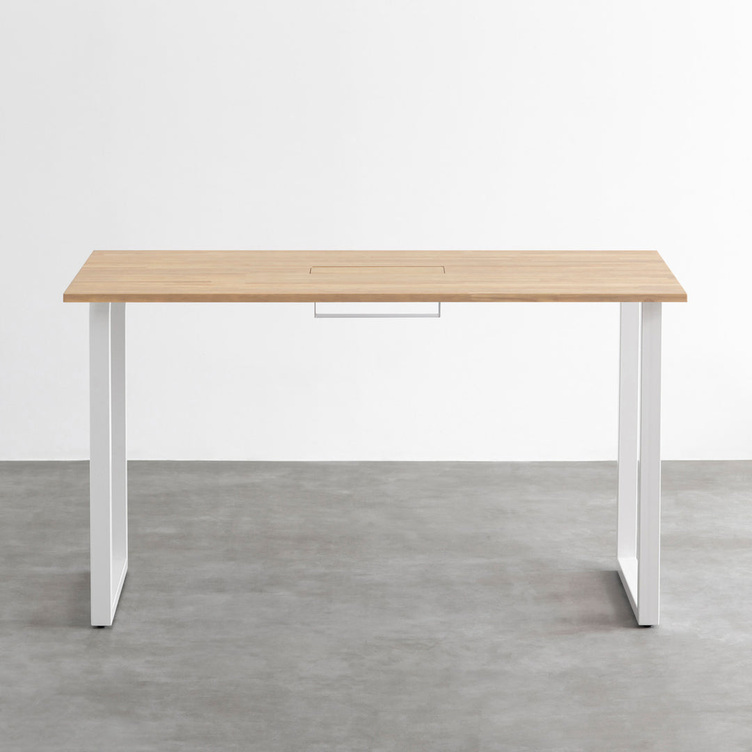 THE TABLE / スタンディングデスク × ラバーウッド アッシュグレー