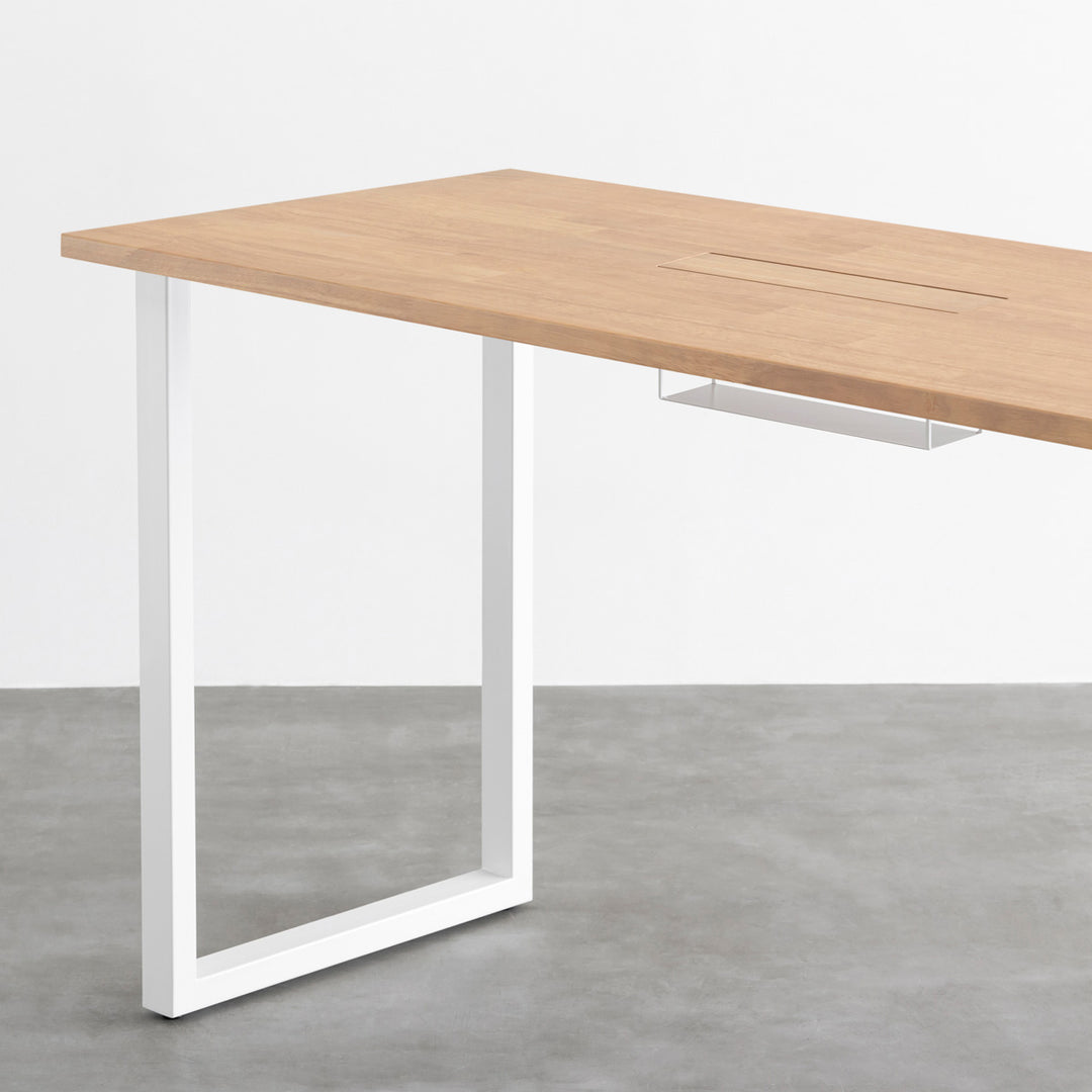 THE TABLE / スタンディングデスク × ラバーウッド アッシュグレー