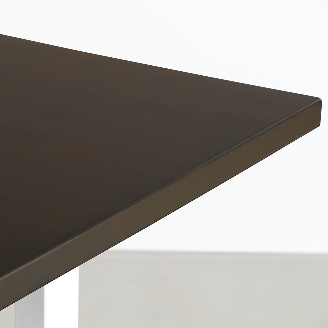 THE TABLE / ラバーウッド ブラックブラウン × Stainless THE TABLE / ラバーウッド ブラックブラウン × White Steel – KANADEMONO