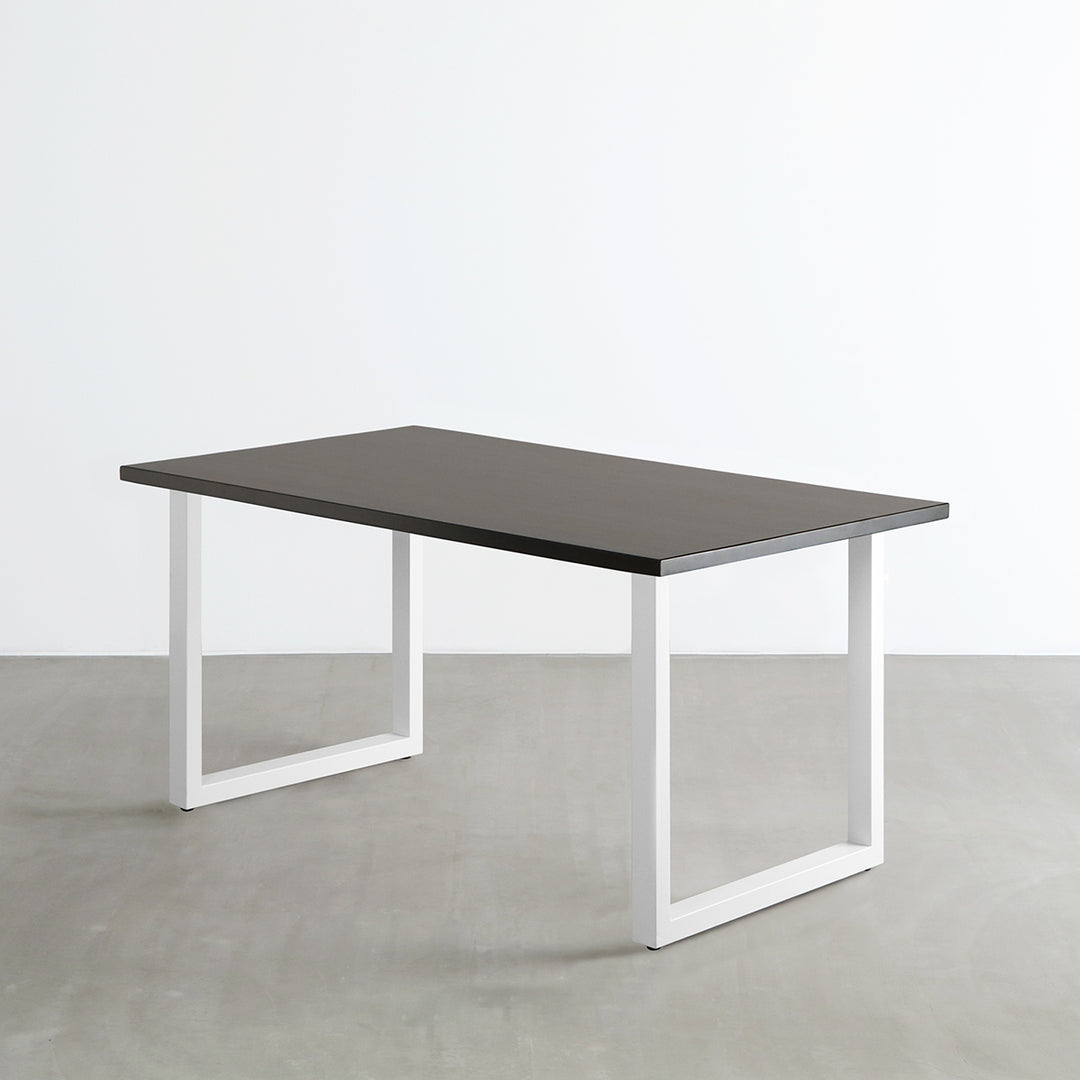 KANADEMONO デスク ラバーウッド White脚 KANADEMONO デスク ラバーウッド White脚 THE TABLE