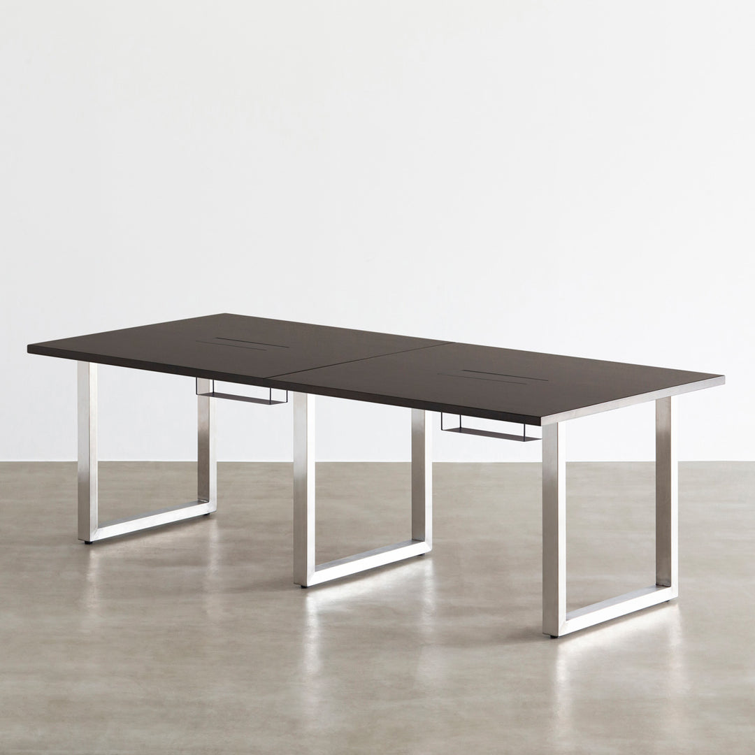 THE TABLE / ラバーウッド ブラックブラウン × Stainless × W181 THE TABLE / ラバーウッド ブラックブラウン × Stainless × W181