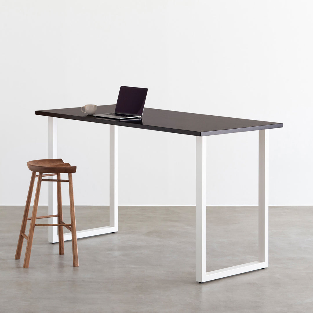 THE TABLE / スタンディングデスク × ラバーウッド ブラック