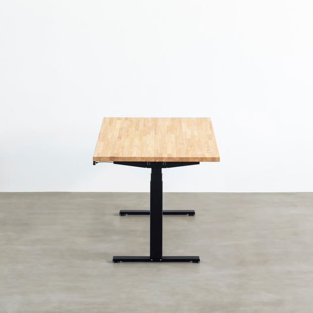 THE TABLE / ラバーウッド ナチュラル × スマート電動昇降脚 – KANADEMONO