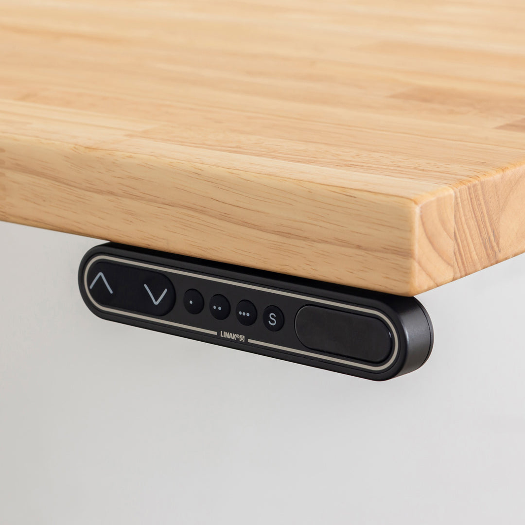 THE TABLE / ラバーウッド ナチュラル × スマート電動昇降脚