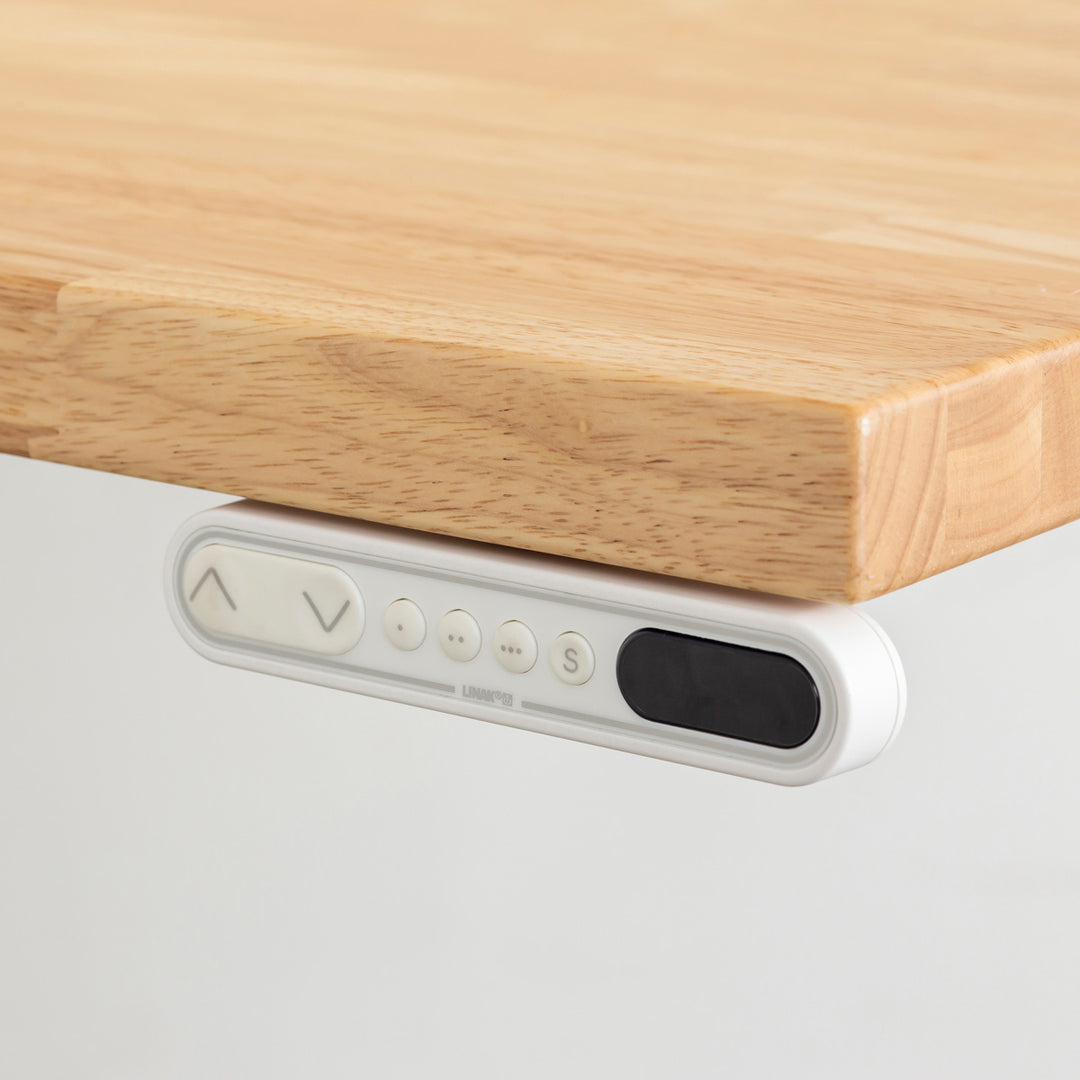 THE TABLE / ラバーウッド ナチュラル × スマート電動昇降脚