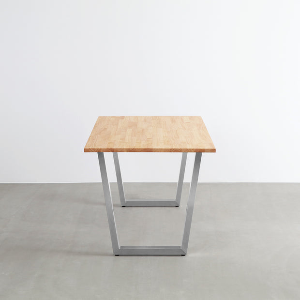 THE TABLE / ラバーウッド ナチュラル × Stainless – KANADEMONO