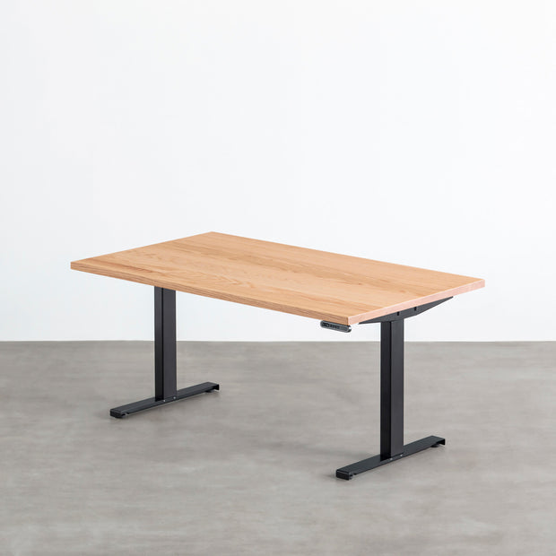 THE TABLE / 無垢 レッドオーク × スマート電動昇降脚