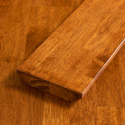 KANADEMONOのBLOCK&TRAY付きのラバーウッド材チークブラウンの天板（木製ブロック6）