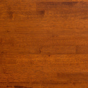 かなでもののラバーウッドチークブラウンの天板とステンレス脚4本を合わせたラウンドカフェテーブル（天板3）