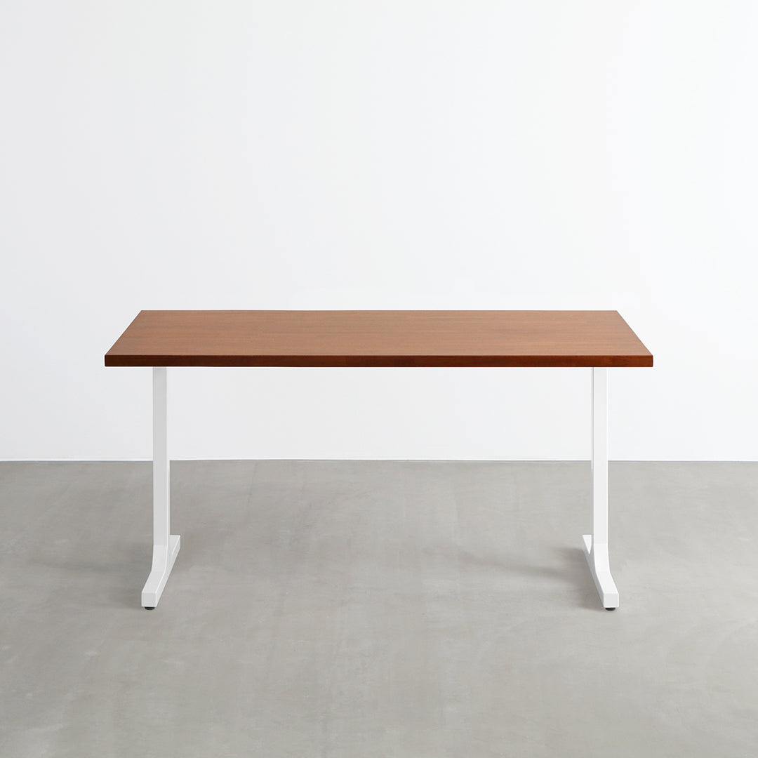 【美品】kanademono THE TABLE White Square THE CAFE TABLE / 天然木シリーズ White Steel カフェX