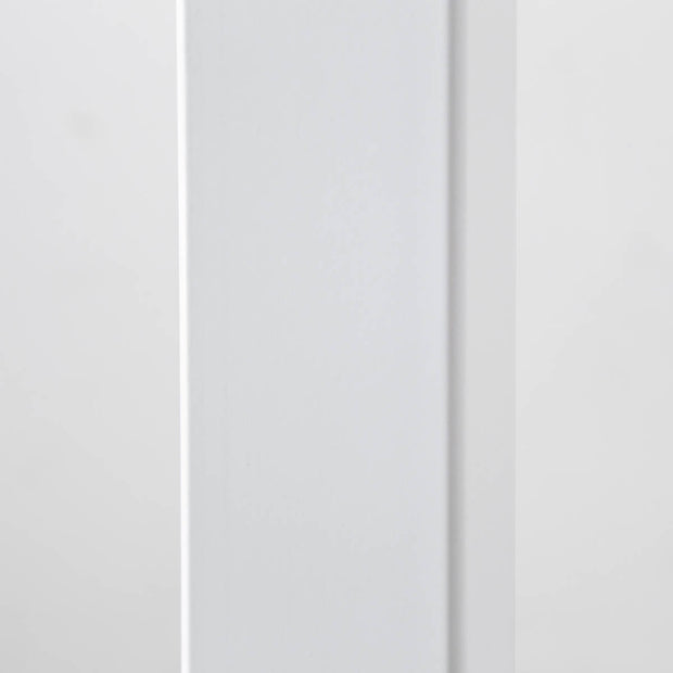 かなでもののセミグロスホワイト塗装のスクエアタイプのテーブル脚2脚セット（アイアンチューブ）
