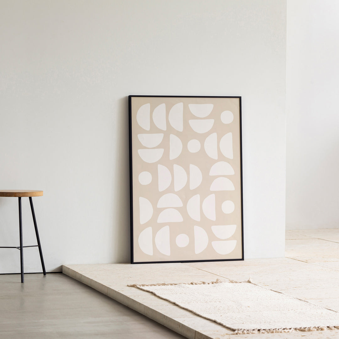 ALUMI Art Frame 暮らしにアートを Beige × Moon Simple Natural ALUMI Art Frame 暮らしにアートを Beige × Moon Simple Natural