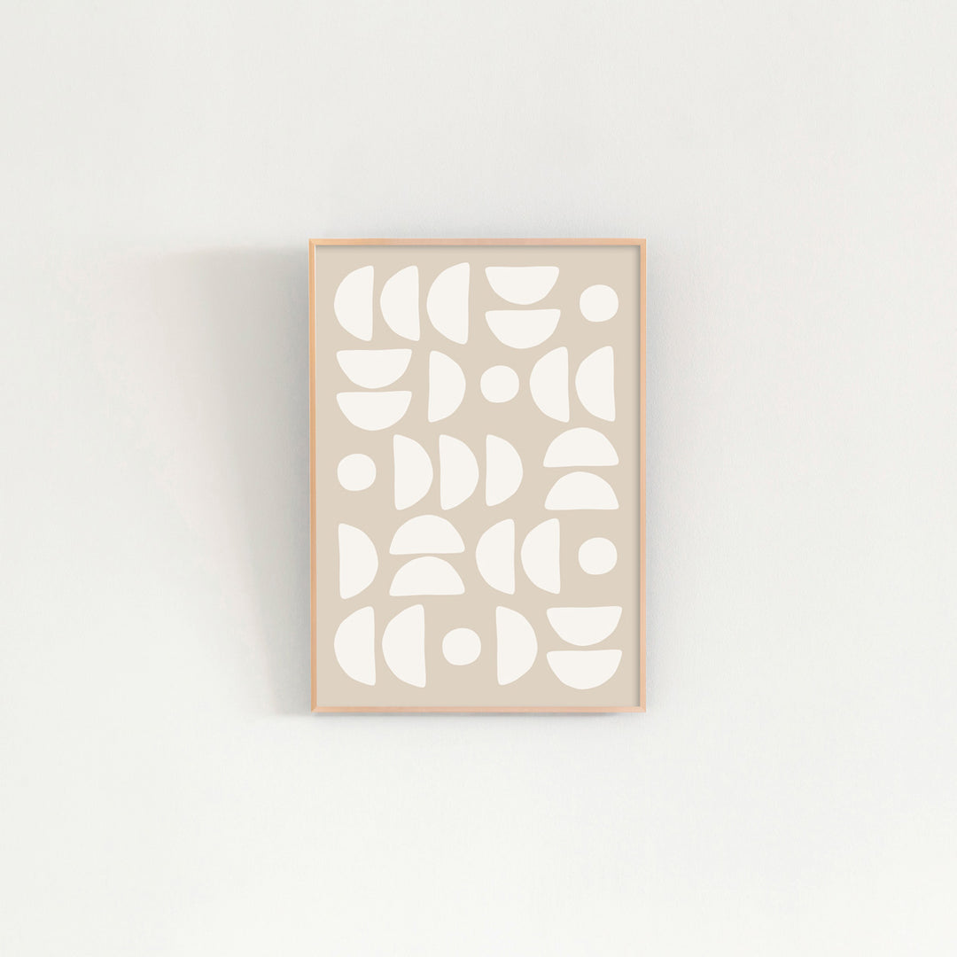 ALUMI Art Frame 暮らしにアートを Beige × Moon Simple Natural