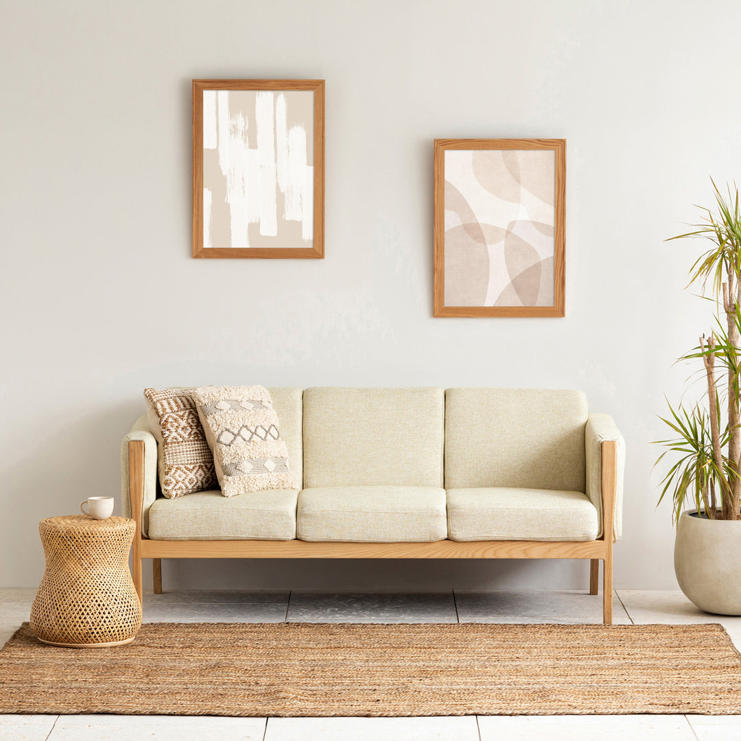 Simple Natural #4 アートポスター・ウッドフレーム セット – KANADEMONO