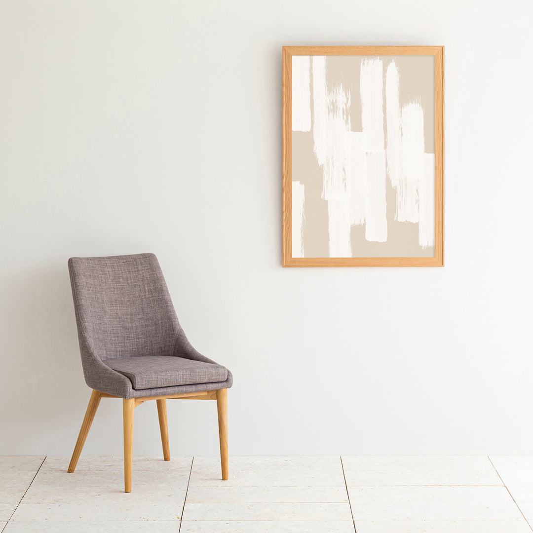 OAK Art Frame 暮らしにアートを Beige ＋ White Brush Simple