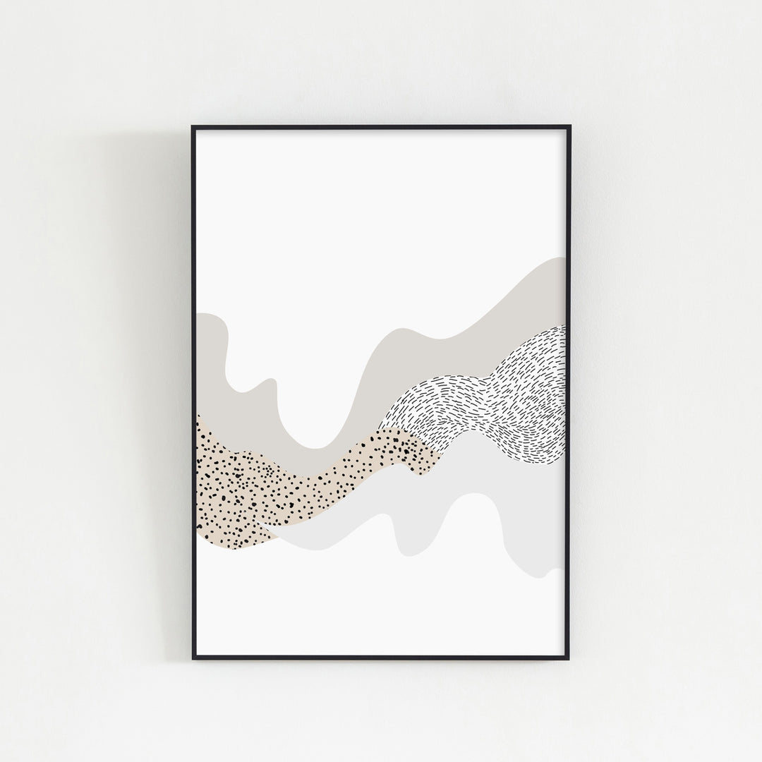 ALUMI Art Frame 暮らしにアートを White ＋ Dot Simple Natural