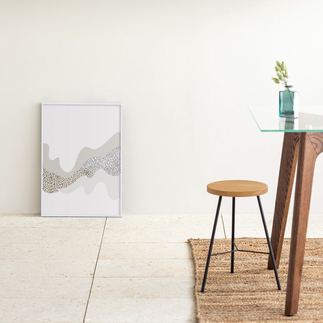 ALUMI Art Frame 暮らしにアートを White ＋ Dot Simple Natural
