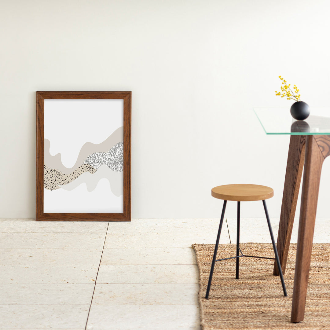 Simple Natural #5 アートポスター・ウッドフレーム セット – KANADEMONO
