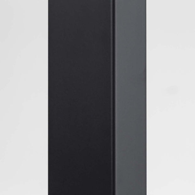 THE TABLE / ラバーウッド ナチュラル × Tube T - Black Steel × W100 - 180cm, D91 - 120cm