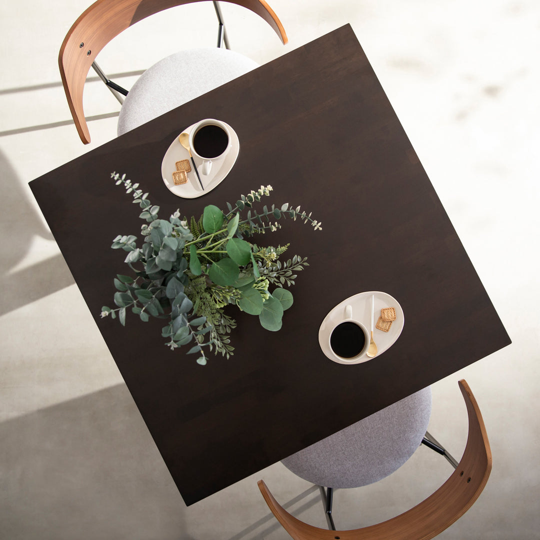 THE CAFE TABLE / ラバーウッド Stainless トライアングル 4pin