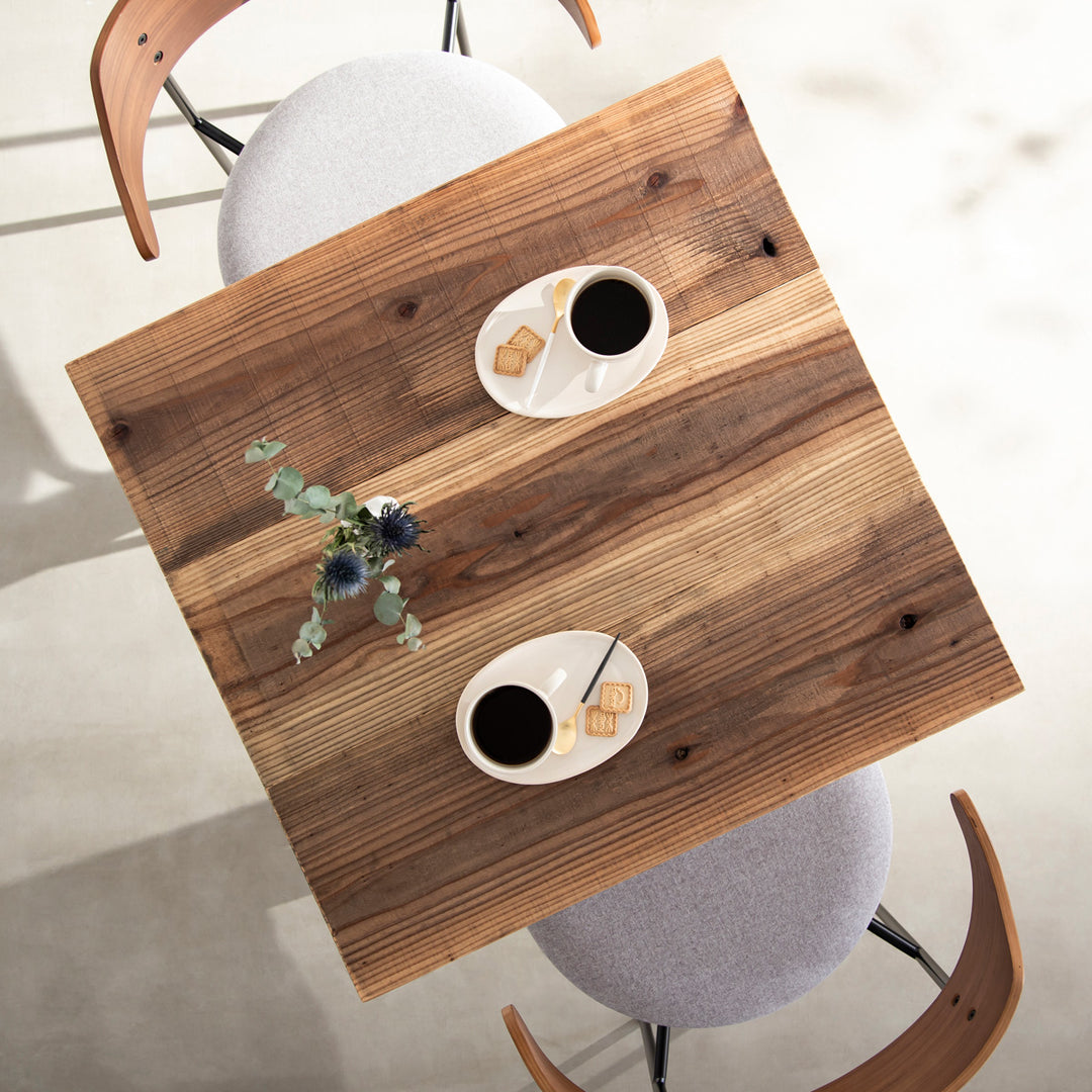 THE TABLE / 無垢 杉 × Black Steel – KANADEMONO