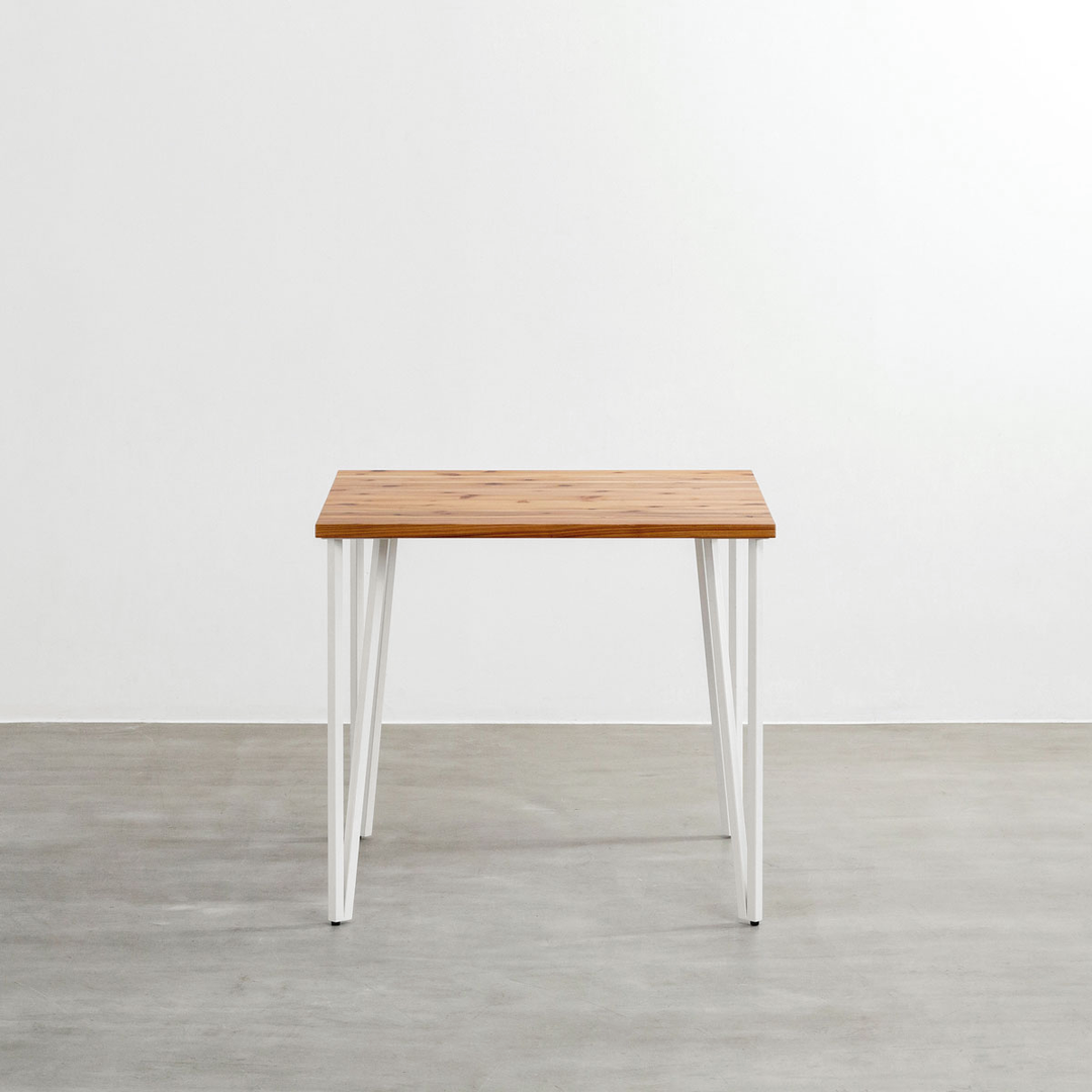 THE LEGS / トライアングル Straight × White Steel / 4本セット
