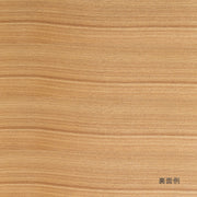 Kanademonoのくるみ突板天板とマットクリア塗装仕上げの鉄脚を組み合わせたテーブル（天板裏面例）