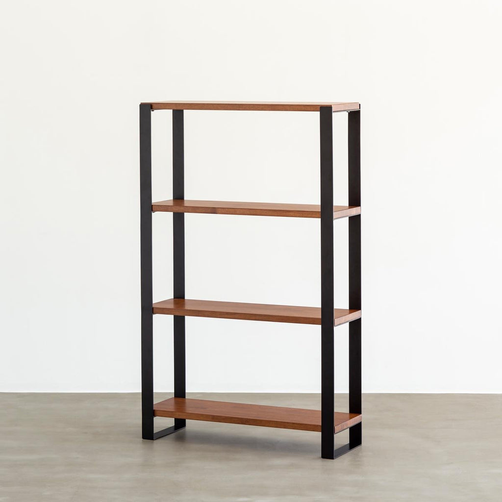 黒縁むーみん さん専用 カナデモノ THE SHELF その① KanademonoTeakBrownRubberwoodB