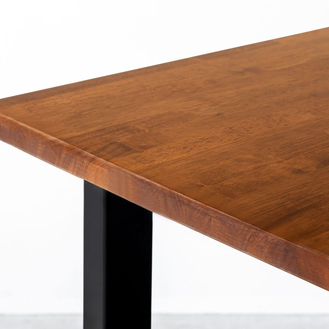 THE TABLE / スタンディングデスク × ラバーウッド ブラウン × Black