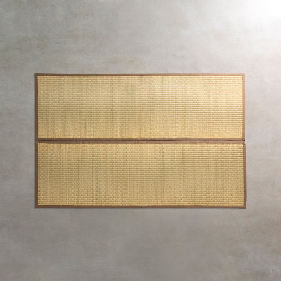【ほぼ新品・国産】KANADEMONO 沖縄のい草をつかったゴザ 130×200 TATAMI 沖縄で育った い草をつかった 贅沢なゴザ 130×200・191