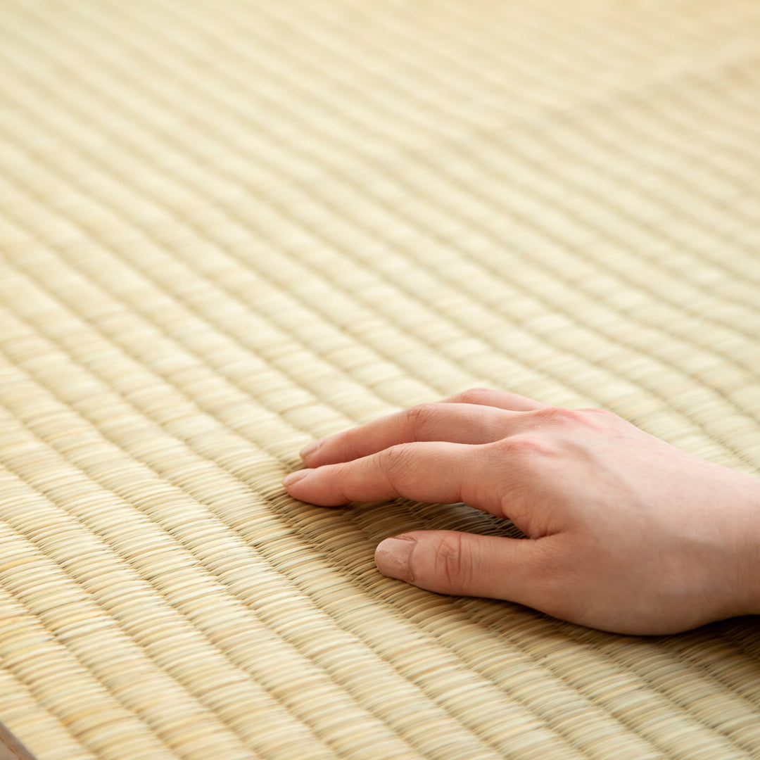 【ほぼ新品・国産】KANADEMONO 沖縄のい草をつかったゴザ 130×200 TATAMI 沖縄で育った い草をつかった 贅沢なゴザ 130×200・191