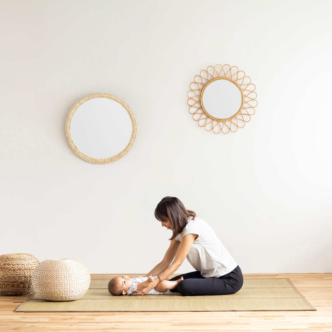 【ほぼ新品・国産】KANADEMONO 沖縄のい草をつかったゴザ 130×200 TATAMI 沖縄で育った い草をつかった 贅沢なゴザ 130×200・191